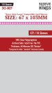 "Space Alert Large Compatible" Sleeves (67x103mm) - 110 Pack